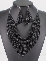 Load image into Gallery viewer, Rhinestone Necklaces & Earrings