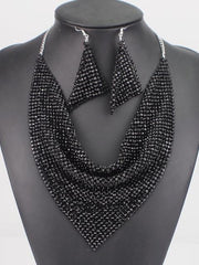 Load image into Gallery viewer, Rhinestone Necklaces & Earrings