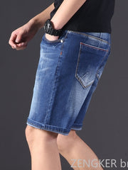 Load image into Gallery viewer, Stretchy Denim Shorts