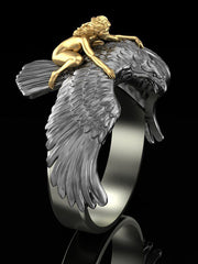 Load image into Gallery viewer, Flying Eagle Ring