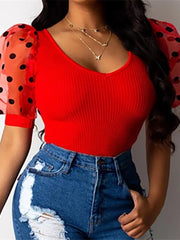 Load image into Gallery viewer, Sheer Sleeve Blouse