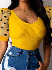 Load image into Gallery viewer, Sheer Sleeve Blouse