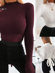 Load image into Gallery viewer, Long Sleeve Top W/ Bow