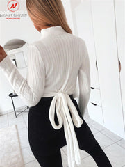 Load image into Gallery viewer, Long Sleeve Top W/ Bow