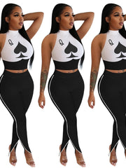 Load image into Gallery viewer, Sleeveless Two Piece Set
