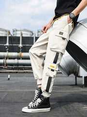 Load image into Gallery viewer, Men's Side Pockets Cargo Pants