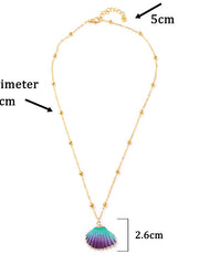 Load image into Gallery viewer, Beach Shell Pendant Necklace