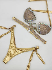 Load image into Gallery viewer, Rhinestone Bikini