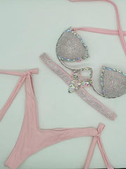 Load image into Gallery viewer, Rhinestone Bikini
