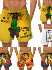 Load image into Gallery viewer, Drawstring Funny Shorts