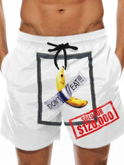 Load image into Gallery viewer, Drawstring Funny Shorts
