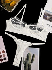 Load image into Gallery viewer, Ruffle Lace Lingerie Set