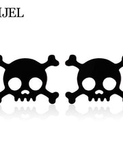 Load image into Gallery viewer, Black Steel Earrings