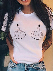 Load image into Gallery viewer, Middle Finger T-Shirt
