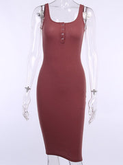 Load image into Gallery viewer, Knee-Length Knitted Dress