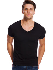 Load image into Gallery viewer, Solid V-Neck T Shirt