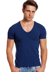 Load image into Gallery viewer, Solid V-Neck T Shirt
