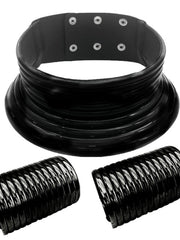 Load image into Gallery viewer, Collar, Earrings, & Matching Cuffs Jewelry Set