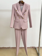 Load image into Gallery viewer, Double-Breasted Pant Suit