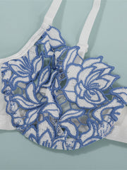 Load image into Gallery viewer, Floral Embroidered Bra & Panties