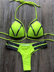 Load image into Gallery viewer, Gold Accent Bikini