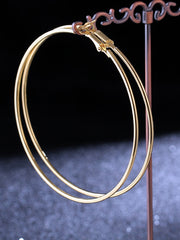 Load image into Gallery viewer, Oversized Hoop Earrings