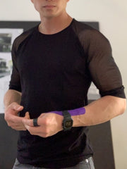 Load image into Gallery viewer, Sheer Sleeve T-Shirt