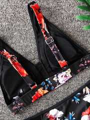 Load image into Gallery viewer, Floral Sheer Bikini