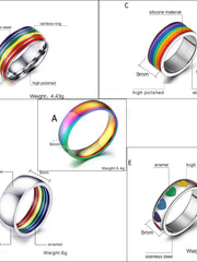 Load image into Gallery viewer, Rainbow Color Ring