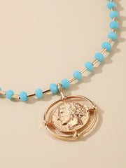 Load image into Gallery viewer, Coin Pendant Necklace