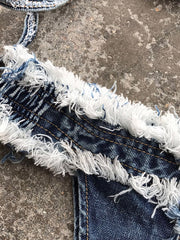 Load image into Gallery viewer, Denim Jeans Bikini Bottom