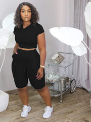 Load image into Gallery viewer, Hooded Top & Shorts