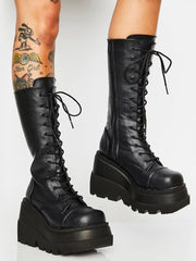 Load image into Gallery viewer, Knee High Chunky Boots