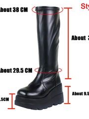 Load image into Gallery viewer, Knee High Chunky Boots
