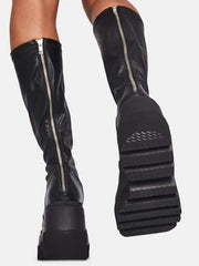 Load image into Gallery viewer, Knee High Chunky Boots