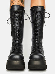 Load image into Gallery viewer, Knee High Chunky Boots