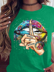 Load image into Gallery viewer, Lip Print T-Shirts