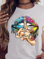 Load image into Gallery viewer, Lip Print T-Shirts