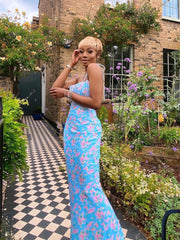 Load image into Gallery viewer, Floral Print Long Dress