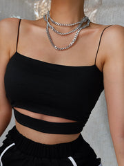 Load image into Gallery viewer, Spaghetti Strap Crop Top