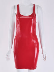 Load image into Gallery viewer, Faux Leather Dress