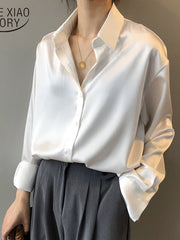 Load image into Gallery viewer, Button Down Silky Shirt