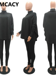 Load image into Gallery viewer, Two-Piece Turtleneck Top & Pants