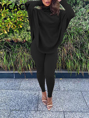 Load image into Gallery viewer, Two-Piece Turtleneck Top & Pants