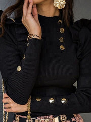 Load image into Gallery viewer, Elegant Long Sleeve Top