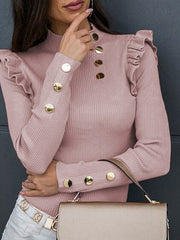 Load image into Gallery viewer, Elegant Long Sleeve Top