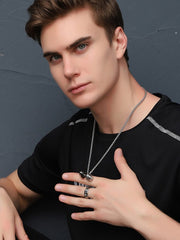 Load image into Gallery viewer, Barbell Pendant Necklace