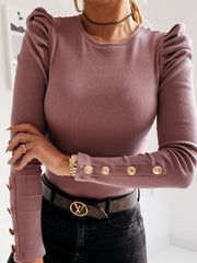 Load image into Gallery viewer, Elegant Long Sleeve Top