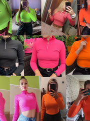 Load image into Gallery viewer, Flared Sleeve Crop Top