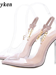 Load image into Gallery viewer, Clear High Heels